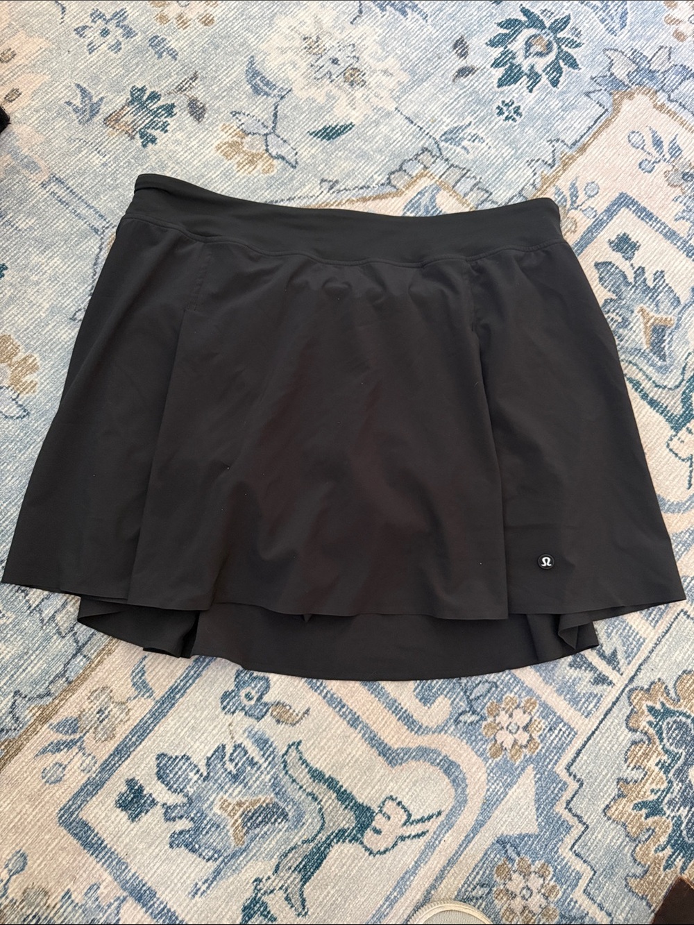 lululemon athletica Black A-Line Side-Pleat Tennis pickleball Skirt